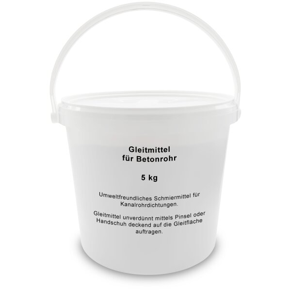 Gleitmittel für Betonrohre 5 kg/Eimer