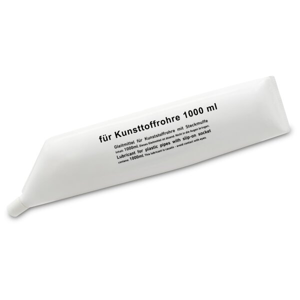 Gleitmittel für Kunststoffrohre 1000 ml/Tube (VPE: 12 Stück/Karton)