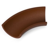 Halbierter Bogen DN 150, 45 Grad, aus Steinzeug