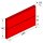 Spaltklinkerriemchen 24× 2*71 (=142) ×10 mm – 1 Karton mit 24 St. (≈ 1,0 m²) – rot
