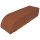 Kanalsparklinker D3 - einseitig abgerundet - 240×55×71mm  - NF ½ Höhe - Parallelriemchen, Rot