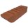 Kanalsparklinker D3 - einseitig abgerundet - 240×55×71mm  - NF ½ Höhe - Parallelriemchen, Rot
