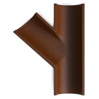 Halbierter Abzweig 45 Grad, DN 150/150, links, aus Steinzeug