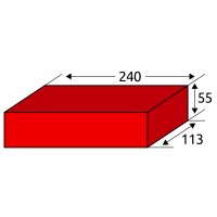 Kanalsparklinker 2DF gerade 240×55×113mm,...