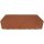 Kanalsparklinker 2DF gerade 240×55×113mm, Vollsteine, Rot