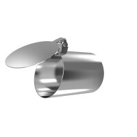 Froschklappen aus Edelstahl zum einstecken in PVC- und KG-Rohr-Muffe DN 110 bis DN 400
