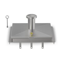 Schachtabdeckung mittig überhöht LW: 600x600mm...