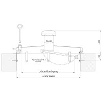 Schachtabdeckung mittig überhöht LW: 600x600mm...