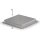 Schachtabdeckung mittig überhöht LW: 600x600mm überflutungssicher bis 1 mWS, aus 4mm Blech, zum Andübeln in Edelstahl V2A (1.4307) inkl. Sicherheitssteckschloss und Befestigungs- und Dichtungssatz
