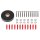 Schachtabdeckung mittig überhöht LØ: 600mm überflutungssicher bis 1 mWS, aus 4mm Blech, zum Andübeln in Edelstahl V4A (1.4404) inkl. Sicherheitssteckschloss und Befestigungs- und Dichtungssatz