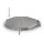 Schachtabdeckung mittig überhöht LØ: 1000mm überflutungssicher bis 1 mWS, aus 4mm Blech, zum Andübeln in Edelstahl V4A (1.4404) inkl. Sicherheitssteckschloss und Befestigungs- und Dichtungssatz