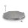 Schachtabdeckung mittig überhöht LØ: 600mm überflutungssicher bis 1 mWS, mit Isolierung, aus 4mm Blech, zum Andübeln in Edelstahl V4A (1.4404) inkl. Sicherheitssteckschloss und Befestigungs- und Dichtungssatz