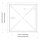 Schachtabdeckung mittig überhöht LW: 600x600mm mit Isolierung aus 2mm Blech zum Andübeln und Einbetonieren in Edelstahl V2A (1.4307)