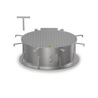 Schachtabdeckung mit Isolierung LØ: 1000mm...