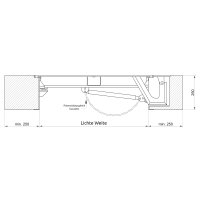 Schachtabdeckung LW: 800x800mm Belastungsklasse E600 kN...