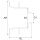 Schachtfutter für StormPipe-Rohr DN 400 BL=200mm mit Rohranschlag aus GFK-besandet