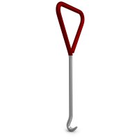 Aushebehaken Stahl verzinkt H=570mm schwere...