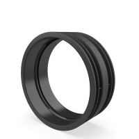 Schachtfutter KG- und PVC-Rohr  DN 315 BL=80mm ohne Rohranschlag aus Kunststoff S/B inkl. Dichtung