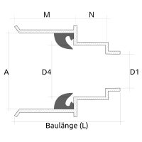 Schachtfutter KG- und PVC-Rohr  DN 630 BL=150mm mit...